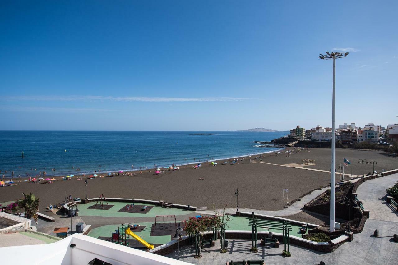 Ferienwohnung Vista Playa Y Mar - Sea View, Wifi And Ac Melenara Exterior foto